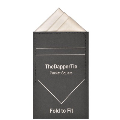 TheDapperTie - Men's Trifecta Triangle Pre Folded Pocket Square