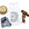 Simply Sage Market Coquette Strawberries And Sparkles Racerback Tank - 3 of 4