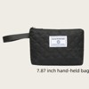 Diamond patterned hand bag, compact and easy to store, suitable for mobile phones, lipstick, change and keys, fashionable and practical - 2 of 2