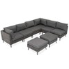 Lausaint Home 8-Piece Wicker Sectional Sofa - 4 of 4