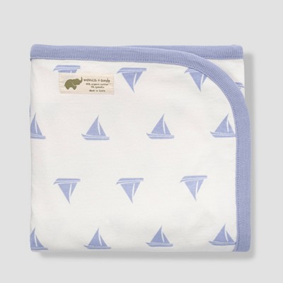 Layette by Monica + Andy Home Swaddle Blanket - Come Sail Away