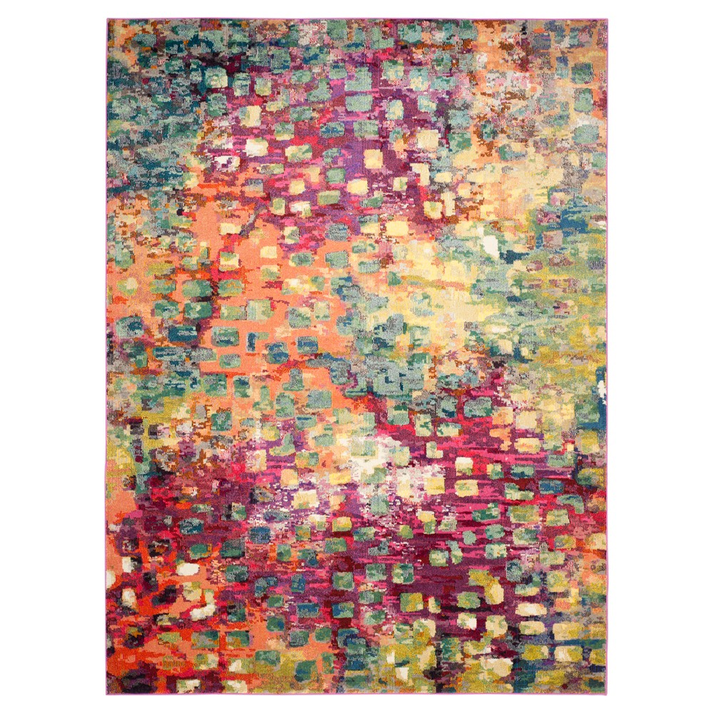 Sasha Area Rug - Pink/Multi (8'x11') - Safavieh