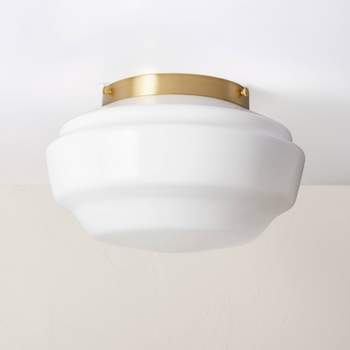 Milk Glass Flush Mount Celling Light - Hearth & Hand™ with Magnolia