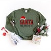 Simply Sage Market Women's Graphic Sweatshirt  Santa Stop Judging Me Plaid - 3 of 4