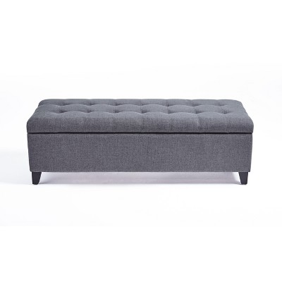 NicBex 50.75 Inch Storage Ottoman,Entryway Bench with Legs for Bedroom and Living Room