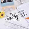 Unique Bargains Prevent Tearing Pages Metal Medium Size Paper Clip 200 Pcs - 3 of 3