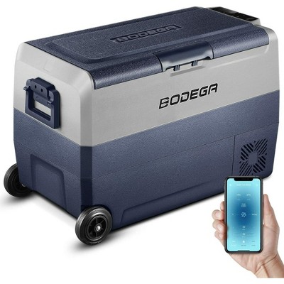 12 Volt Car Refrigerator, Portable Freezer with Dual Zone WIFI APP Control, 12/24V DC and 100-240V AC