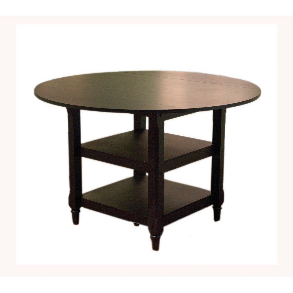 Photos - Dining Table Cottage Double Drop Leaf  Wood/Black - Buylateral