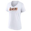 NCAA Oregon State Beavers Women's White V-Neck T-Shirt - 2 of 3