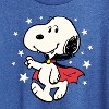 Women's - Peanuts - Snoopy Vampire Stars Glow In The Dark Short Sleeve Graphic T-Shirt - 2 of 4