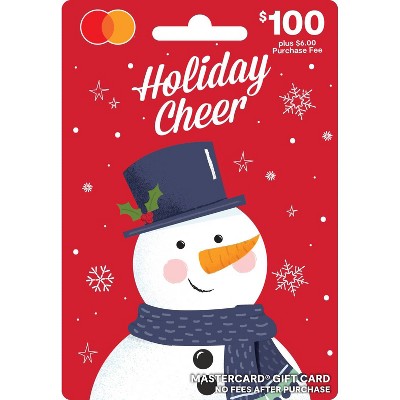 Mastercard Holiday Gift Card $100 + $6 Fee