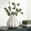 Kensington Hill Gilroy 9" High Matte White Organic Pod Decorative Vase - 2 of 4