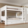 Full Size Multifunctional Bunk Bed with Desk, Bookshelves & Trundle/Drawers - ModernLuxe - 3 of 4