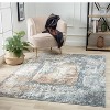 Luxe Weavers Contemporary Abstract Area Rug, Blue - image 2 of 4