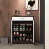 KWPZQEB 4-Tier Shoe Cabinet, Hidden Wood Shoe Cabinet with Drawer & Adjustable Shelves, Freestanding Shoe Cabinet for Entryway, Hallway - 2 of 4