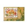 Cottage Garden West of The Wind Family Blessings Orange, Yellow, Green 40 x 30 Inch Waterproof Gallery Wrapped Canvas, Outdoor Garden, Yard, Patio All - 2 of 2
