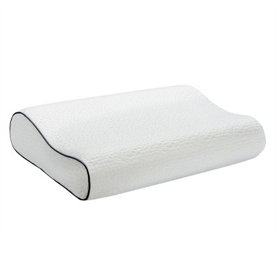 Costway Memory Foam Sleep Pillow Orthopedic Contour Cervical Neck Support White