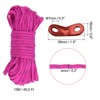 Unique Bargains 2 Camping Hiking Tent Nylon Reflective Guyline Cord with 4 Aluminum Cord Adjusters - 2 of 4