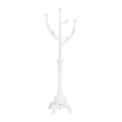 Bekrvio Freestanding Coat Rack - Sturdy Round Base Heavy Duty Coat Tree with Hooks for Entryway, Hallway, Bedroom Winter Jacket/Hat- Load 160lbs