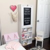 Wall Mount Folding Desk Cabinet with Blackboard White - Danya B. - 3 of 4
