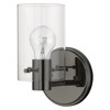 Livex Lighting Munich 1 - Light Sconce in  Black Chrome - 2 of 4