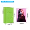 Unique Bargains Mini Love Heart PVC Material Photocard Binder Album with 32 Pockets 4.3"x3.3" - 2 of 4