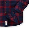 Hope & Henry Boys'  Flannel Button Down Shirt, Infant - 3 of 4