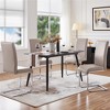 Yaheetech Set of 4 Faux Leather Dining Chairs with Metal Legs - 2 of 4