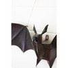 Kalalou Distressed Halloween Bat Door Hanger – Rustic Black Decor Piece - 3 of 3
