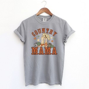 Simply Sage Market Women's Country Mama Boots  Short Sleeve Garment Dyed Tee - 1 of 2