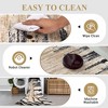 Area Rugs for Living Room Washable Rug Abstract Modern Neutral Large Soft Stain Resistant Non-Slip Mat Carpets for Bedroom Indoor Home Office Carpet - 2 of 4