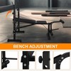 SEVOBAL Home Gyms Olympic Weight Bench, Bench Press Set with Squat Rack and Bench for Home Gym Full-Body Workout, Black, 67.72"*32.68"*46.46" - 2 of 4