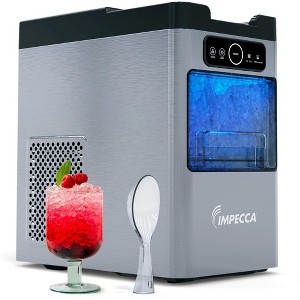 Impecca Countertop Soft Nugget Ice Maker, 35lbs/Day, Self-Cleaning, 2 Lbs Storage - Matte Finish - 1 of 4