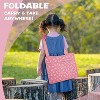 Itopfox Kids Travel Tray for Toddler Car Seat with Dry Erase Board, Cup Holder & Tablet Stand, Road Trip Essentials for Girls, Pink - 3 of 4
