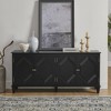 Lirago Mid-Century Modern Sideboard​​ 15.75"D x 65.55"W x 30.2"H Black Decorative Storage Cabinet with Adjustable Shelf  Large Console Table - 2 of 4