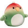 Squishmallows 8-Inch Elliene The Rainbow Parrot - Official Jazwares Plush - Collectible Squishy Bird Stuffed Animal Toy - Gift for Kids, Girls & Boys - 3 of 4