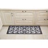 J&V TEXTILES 20"x55" Anti-Fatigue Kitchen Runner Mat Geo Black: Non-Skid, Stain & Water-Resistant, Medium Pile, Indoor Use - 2 of 2