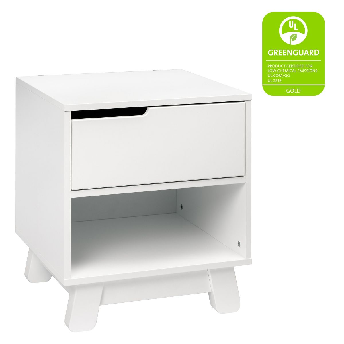 Babyletto Hudson Nightstand with USB Port - White - thumbnail 3