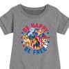 Girls' - Paw Patrol - Americana Graphic Short Sleeve Fleece Dress - 2 of 4