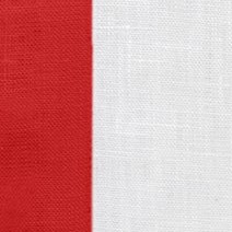 red and white