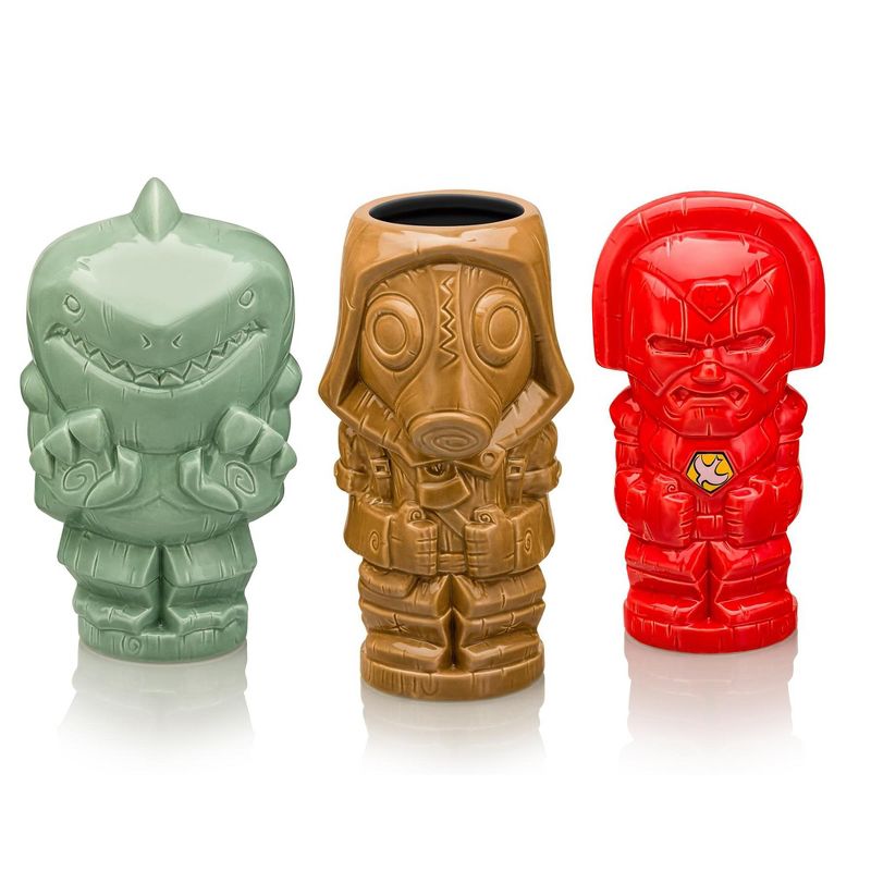 Beeline Creative Geeki Tikis The Suicide Squad Ceramic Mugs | Set of 3, 1 of 2