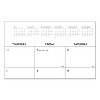 Desk Pad Calendar, 22 x 17, White Sheets, Black Binding, Clear Corners, 12-Month (Jan to Dec): 2026 - 3 of 4