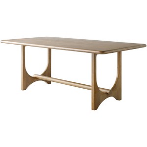 Mark & Day Jeffrey 30"H x 78"W x 39"D Modern Brown Dining Table - 1 of 4