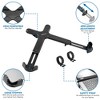Mount-It! VESA Laptop Tray Fits 11"-17" Computers | Clamp On Notebook Holder Arm for VESA Mounts with Safety Strap and Safety Ledge Stopper | Black - 4 of 4