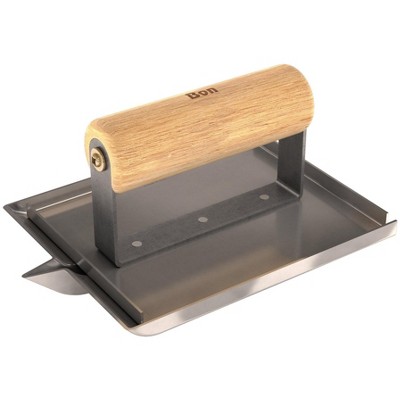 Bon Safety Step Edger - 6x4.75 Inch Concrete Forming Tool With 1/2-Inch Radius
