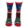 Crazy Dog Women's The Struggle Is Real Socks Funny Sarcastic Santa Graphic Novelty Xmas Footwear for Ladies - 3 of 4