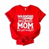 Simply Sage Market Warning Softball Mom Short Sleeve Tee - 3 of 4