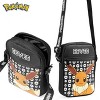 Shoulder Bag Cross Body Bag for Kids - Adjustable Strap Kids Pikachu Small Travel Bag - Gamer Gifts (Black Eevee) - 4 of 4