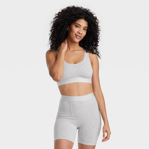 Women's Cotton Stretch Boxer Briefs - Auden™ Gray Xl : Target