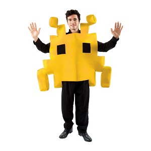 Orion Costumes Yellow Space Arcade Game Adult Costume - 1 of 4